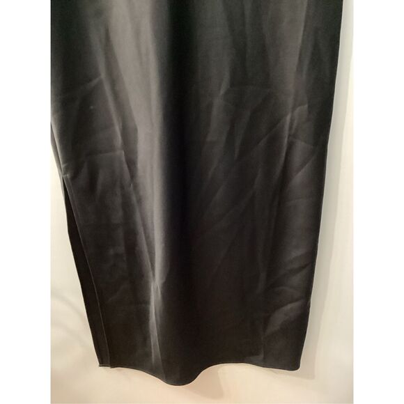 Sachin & Babi serena black satin cowl neck midi slip dress‎ - Picture 9 of 14